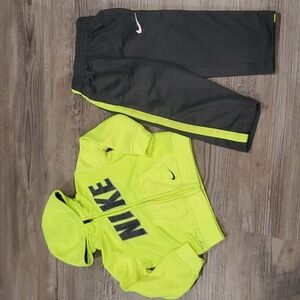 Nike Hooded Sweatshirt Matching Set Size 24 Months/2T